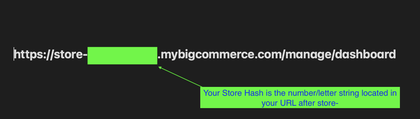 The xxxxxxxxxxxx is your Store Hash
