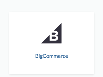 Click the BigCommerce icon from the Integration Page