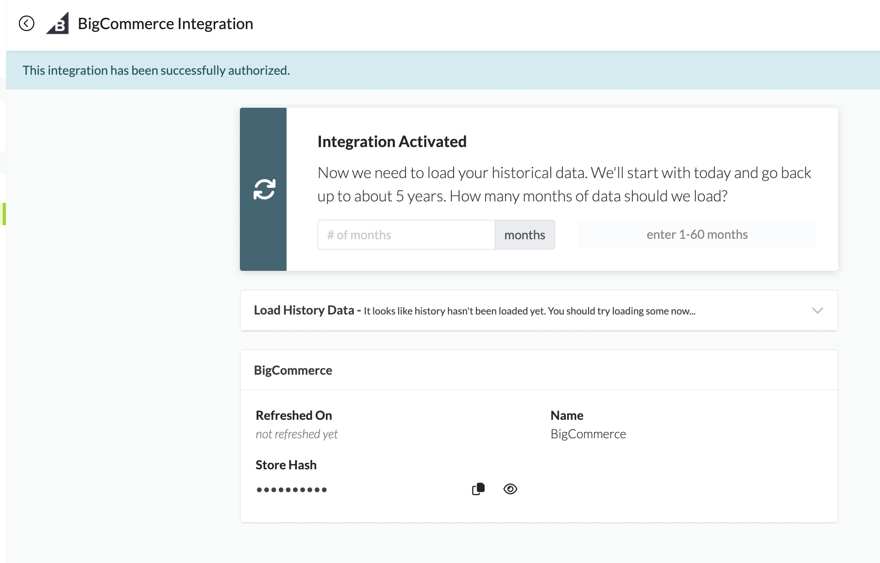 You can load as much as 5 years of historical data.